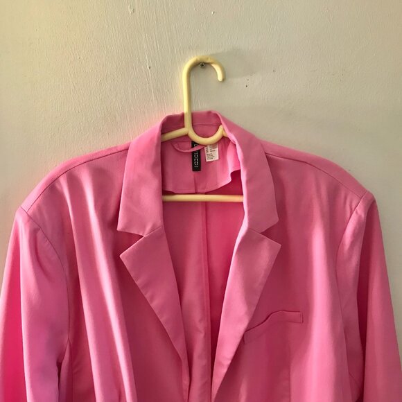 Women's H&M Divided Pink Blazer - Size XL - Picture 2 of 6